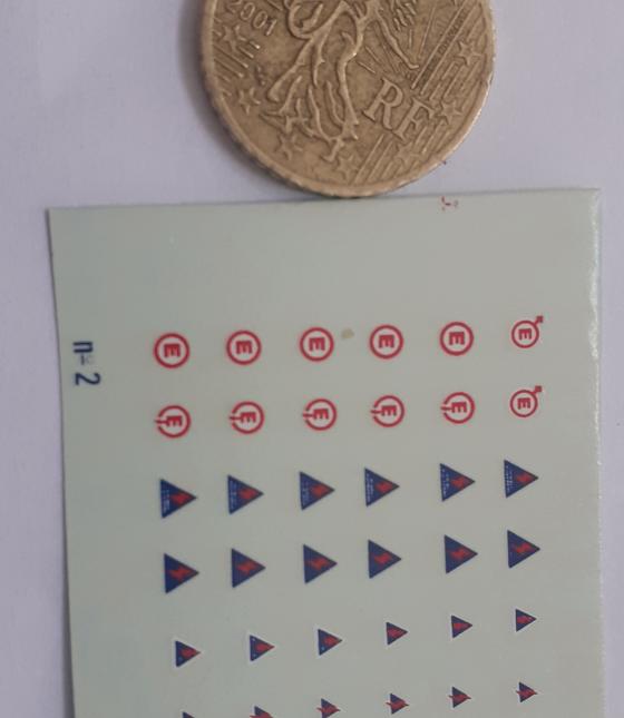 decals décalcomanie coupe circuit pour voiture course endurance f1 mc corse 1/43