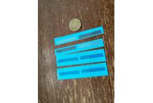 Décalcomanie DAMIER BLEU ARGENT ROUGE 1/43