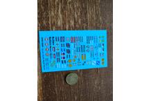 Décalcomanie DIVERS PUB 1/43 CAMEL BP AGIP MICHELIN SHELL TOTAL ELF