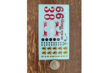 Décalcomanie DIVERS GRAND FERRARI 1/18