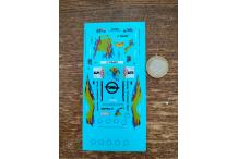 Décalcomanie DECO OPEL CALIBRA RALLYE WALCONIE 1/43