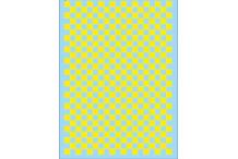 decals décalcomanie damier Carreau 1/24 6,2 mm Décalcomanies jaune 140x110m