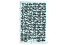 Décalcomanie Chiffres noirs 1/24 -1/18 (REF : 189)