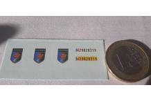 ecusson gendarmerie canine 1/43 decals decalcomanie