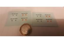 décals décalcomanie vigili del fuoco 1/43