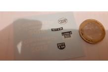 decals décalcomanie tour de france peugeot 402 le soir