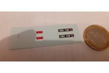 decals décalcomanie renault 6 4X4 1/43