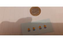 drapeaux ecossais pour camion eligor 1/43