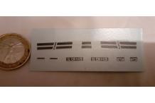 decals décalcomanie simca rallye 1/43