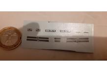 décals décalcomanie simca 1000 rallye 1 1/43