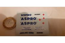 decals décalcomanie aspro ambulance tour france 1/43