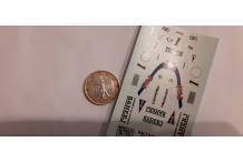 decals décalcomanieralt rt3toyota pool 1983 1/43