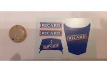decals décalcomanie ricard pour citroen ds 1/43