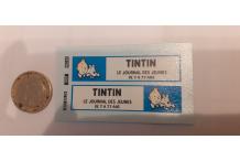 decals décalcomanie tintin  1/43