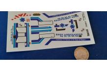 decals decalcomanie divers ambulance bron pour traffic renault 1/43