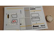decals decalcomanie  pompiers renault master suab charente 1/43