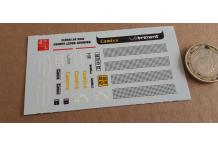 decals decalcomanie  pompiers brimont brutt camiva feux de forets 1/43