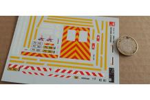 decals decalcomanie sapeurs pompiers de paris renault midlum 1/43