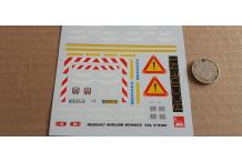 decals decalcomanie sapeurs pompiers renault midlum remaex val doise 1/43