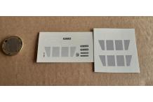 decals decalcomanie  pompiers du haut rhin alsace département 68   1/43