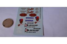 nicolas chocolat poulain banania dunlop decalcomanie 1/43