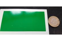 decals  decalcomanie  applat couleur vert 4 cm x 8 cm