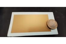 decals  decalcomanie  applat couleur or 4 cm x 8 cm