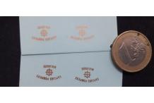 decals  decalcomanie sapeurs pompiers mulhouse 1/43