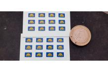 decals  decalcomanie astre pour camion poids lourds 1/43