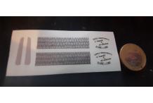 decalcomanie pompiers eure et loir avec marche pied tole inox imitation 1 euros