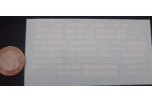 décalcomanie divers pub nascar 1/43 1/24