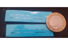 décalcomanie pour opel kadett 1/43