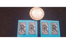 decals  decalcomanie   blason rolls royce diorama garage