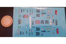 décals decalcomanie lada samara dakar ? 1/43