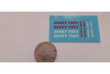 décalcomanie décals mot dinky toys rouge blanc 1/43