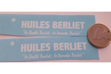 decals  decalcomanie  huiles berliet en blanc 1 euro