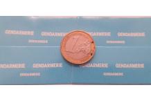 décalcomanie decals mot gendarmerie en blanc  1 euro