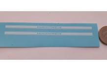 decals decalcomanie flanc porsche en blanc 1/24  1 euros