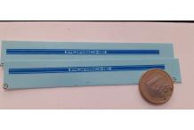 decals decalcomanie flanc porsche couleur bleue 1/24  1 euros