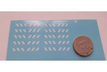 décalcomanie decals signalisation blanc blanche  1/43