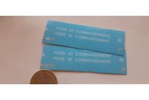 decals decalcomanie pompier poste de commandement  1/43