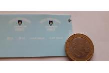 decals decalcomanie pompier brive tulle correze 1 /43