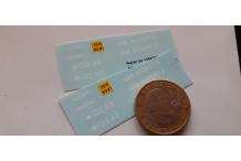 decals decalcomanie marquage blanc usa WWII