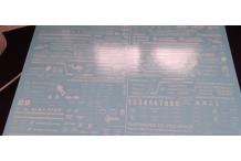 decals decalcomanie 2 grandes planches pour pompiers 1/43 15 x 21 cm 2 fois