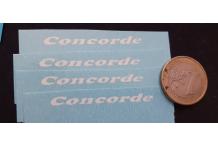 decals décalcomanie pour restaurer le concorde 4.5 cm