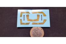 decals  decalcomanie  pour peugeot break corbillard rideaux jaune reasor 1 /43 1 euro