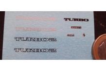 décalcomanie decals alpine renault r5 turbo 2 1/43 reasor