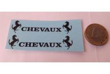 transport chevaux  decalcs décalcomanie laser 1/43   c 1euro
