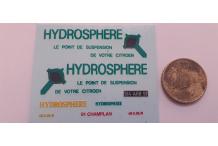 décalcomanie decals citroen ds hydrosphere 1/43 2