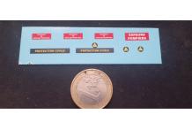 pompiers protection civile 1/43 decalcomanie